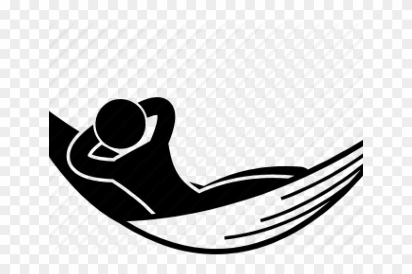 Hammock Clipart Relaxation - Relaxing In Hammock Clipart #1358154