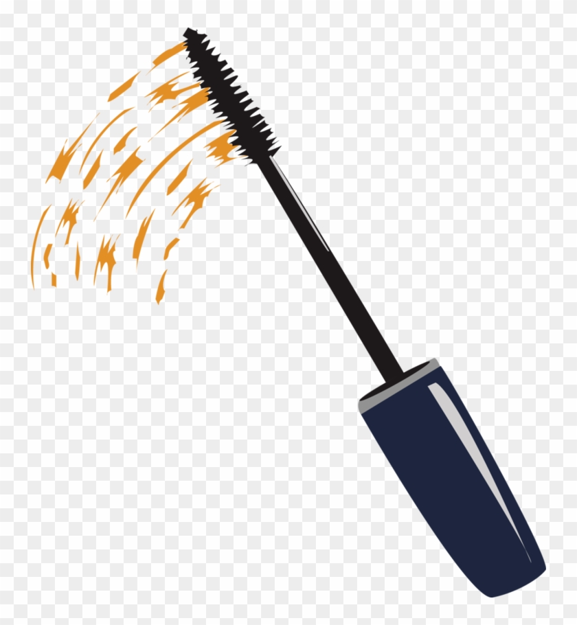 Mascara Vector Clip Art - Mascara Brush Clipart #1358250