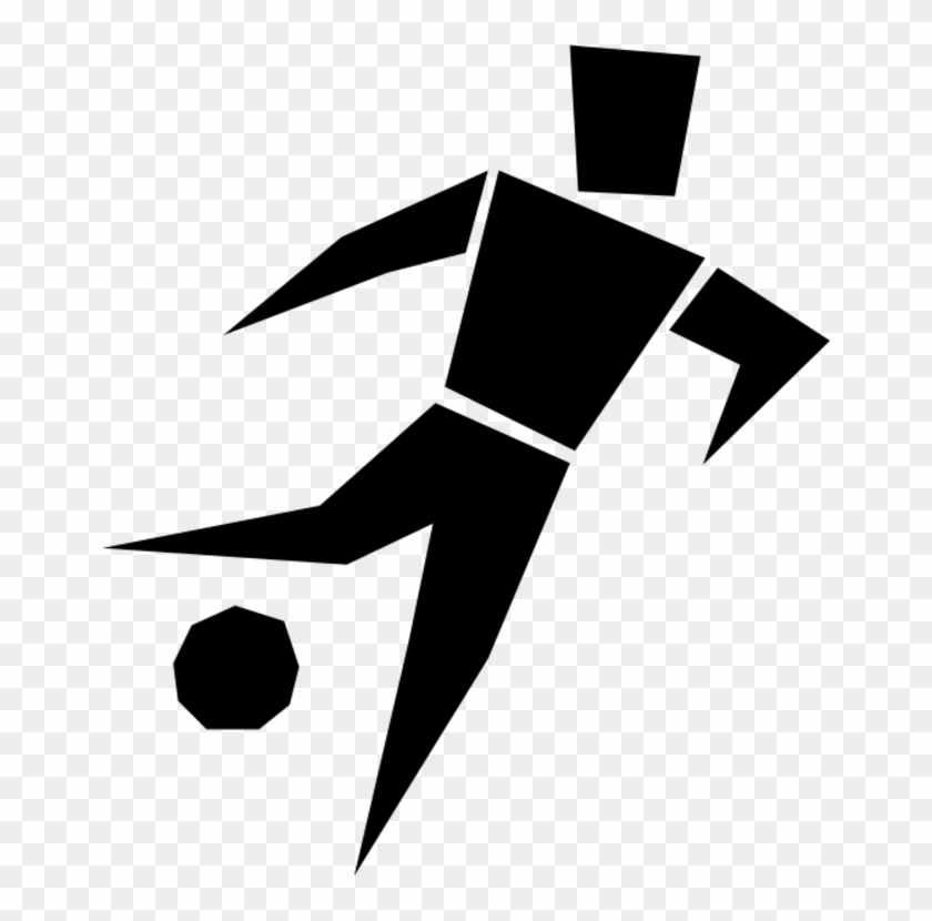 Fifa-turnier Football Player Computer Icons Sports - Soccer Player Clipart Black And White #1358283