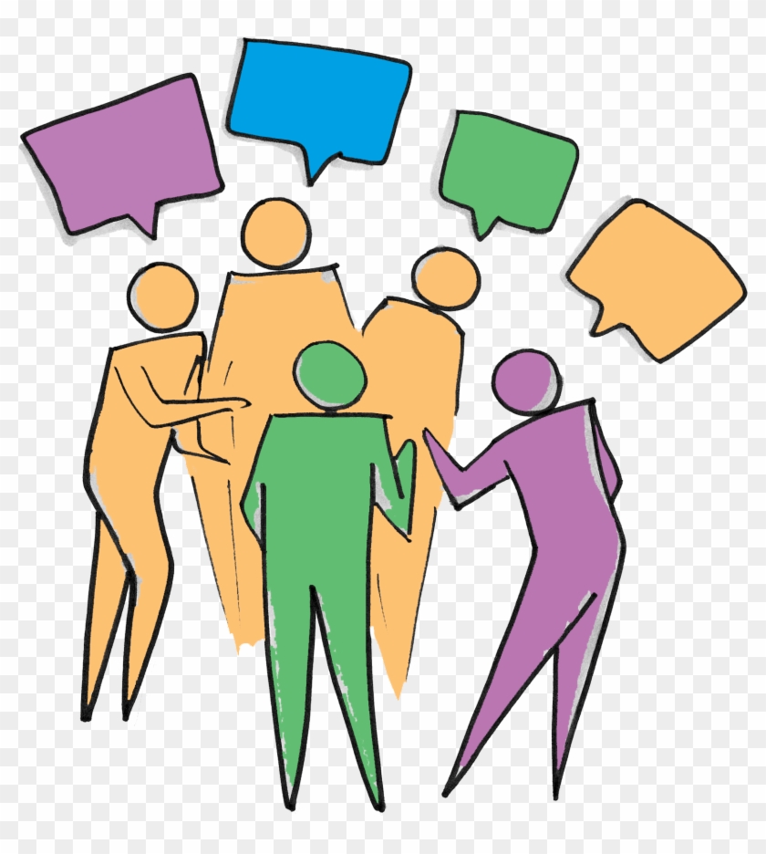 Diversity Clipart Business Group - People Talking Clipart #1358293