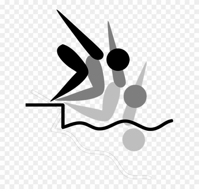 Diver Clipart Pool - Human Swimming #1358329