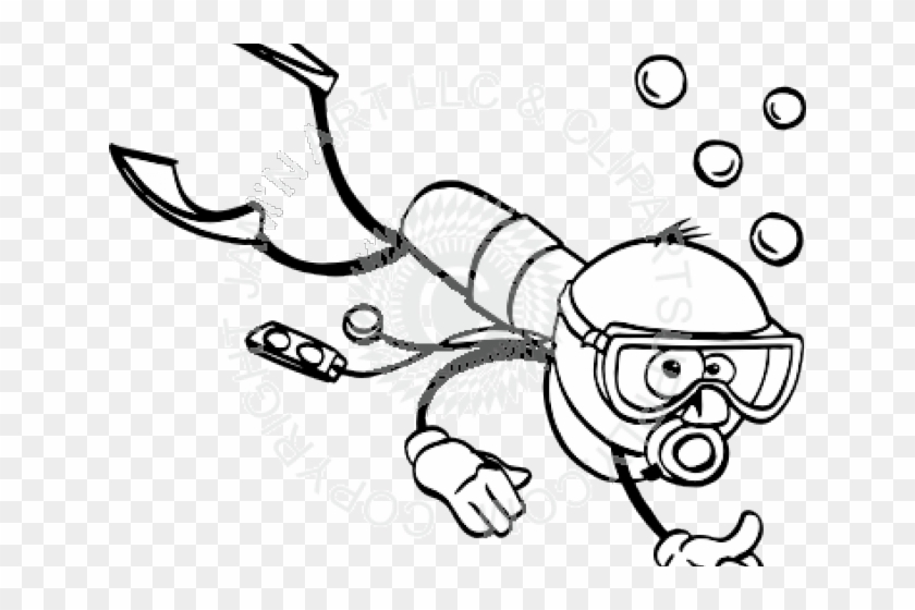 Scuba Diver Clipart Stick Figure - Scuba Diver Clipart Stick Figure #1358333