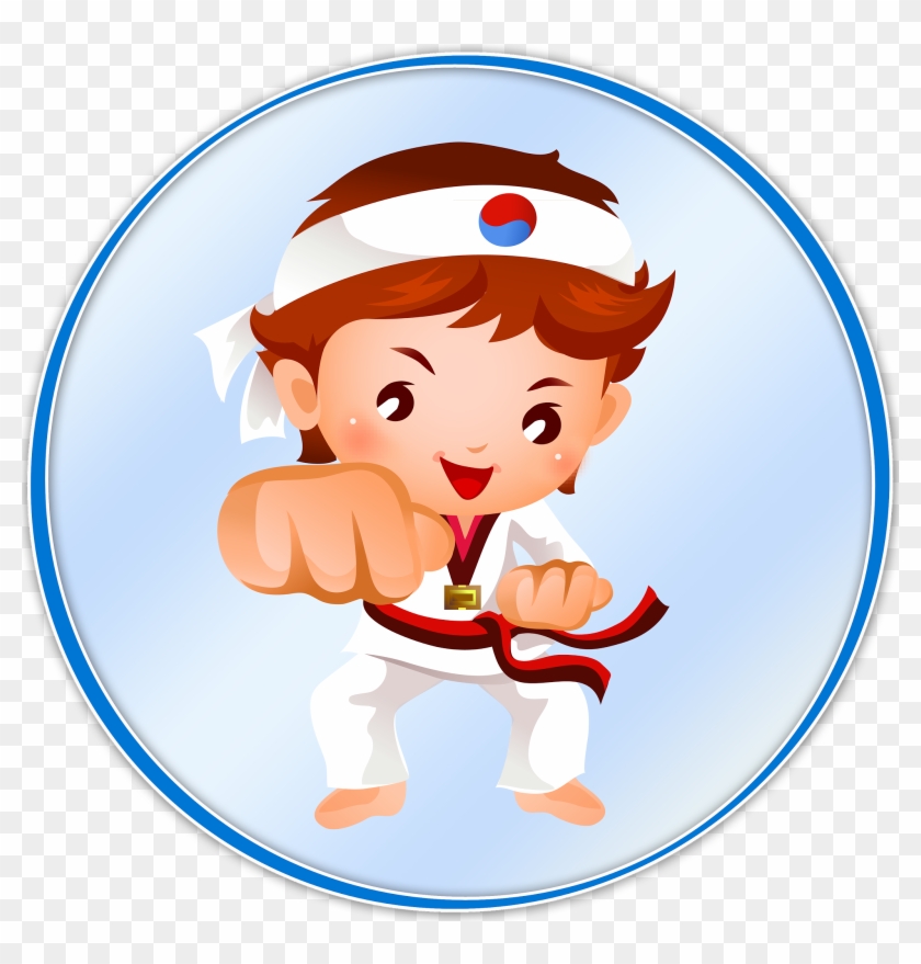 Martial Arts Clip Art - Imagenes De Deportes Animadas Karate #1358358