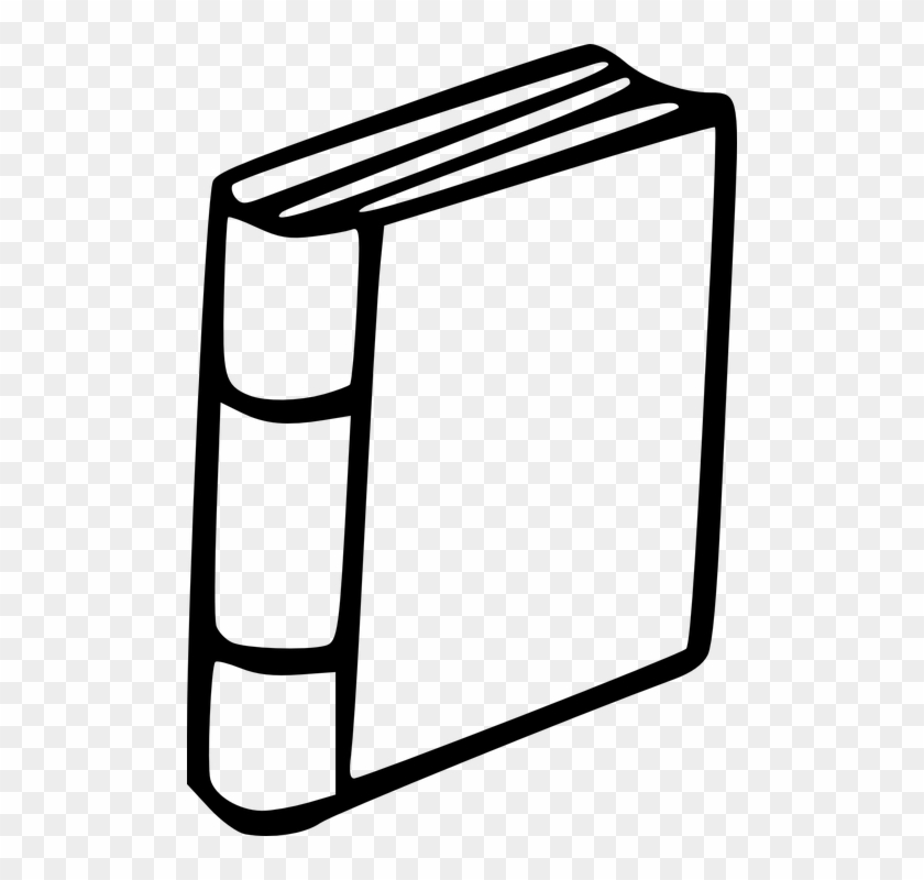 Domain Clipart 4 Book - Book Spine Clip Art #1358435