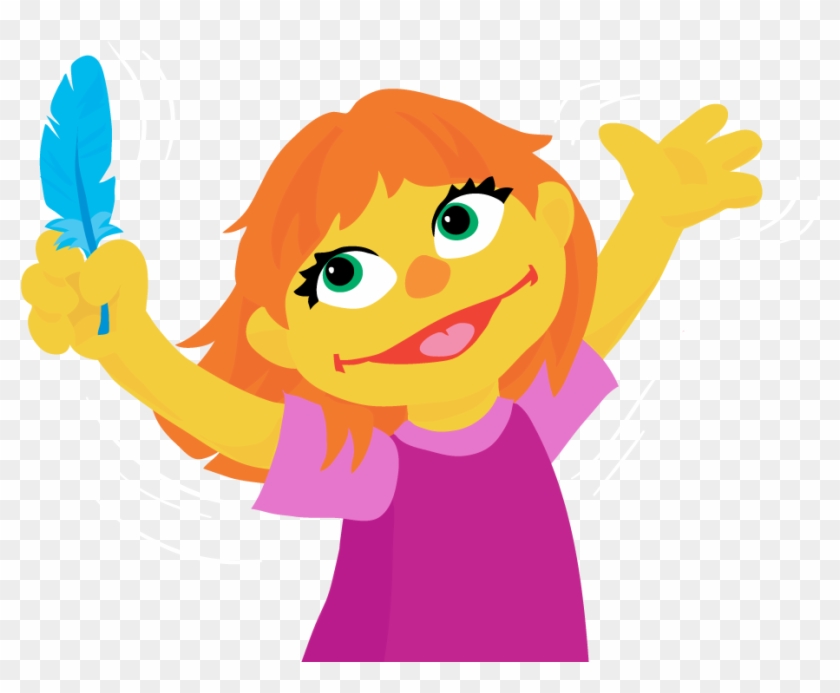'sesame Street' Introduces A New Muppet Character With - Sesame Street Julia #1358482