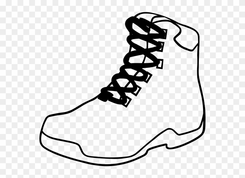 Hike Clipart Boot Tracks - Trekking Shoes Icon Png #1358612