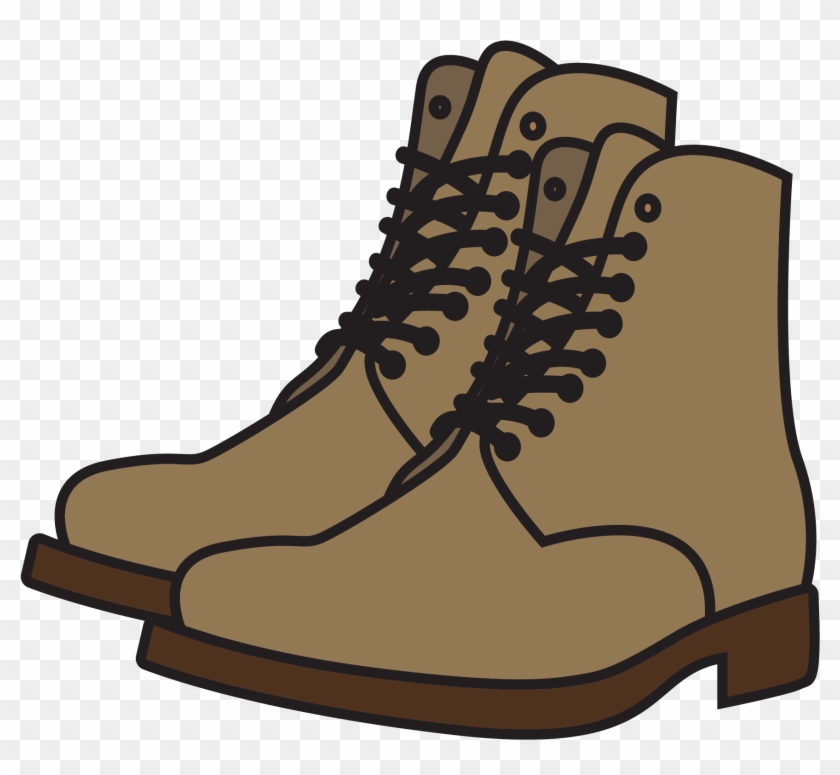 Vector Library Animation Drawing Shoe Men - Drawing Of A Long Boot #1358625