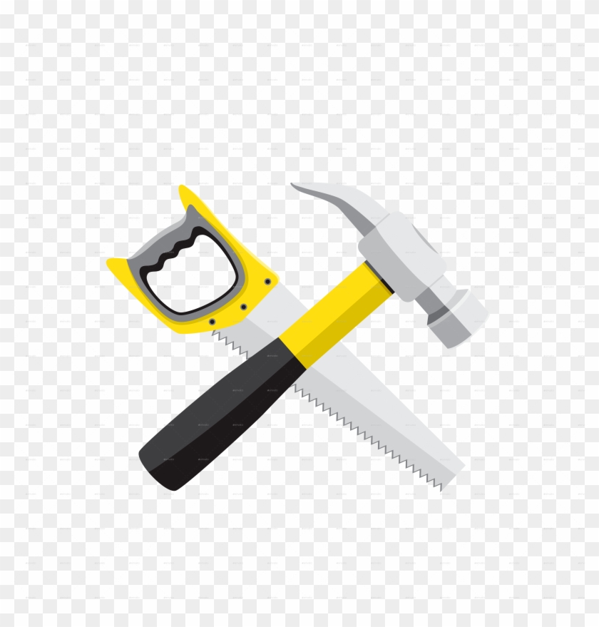 Hammer And Saw Png #1358667