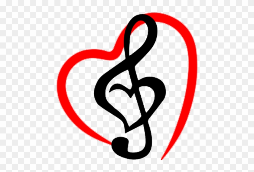Heart4music Heart4music - Blue Music Notes Heart #1358756