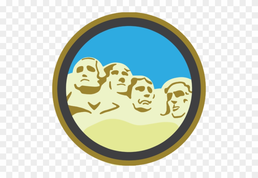 Mount Rushmore Badge If You Have This Badge, Reblog - Circle #1358803