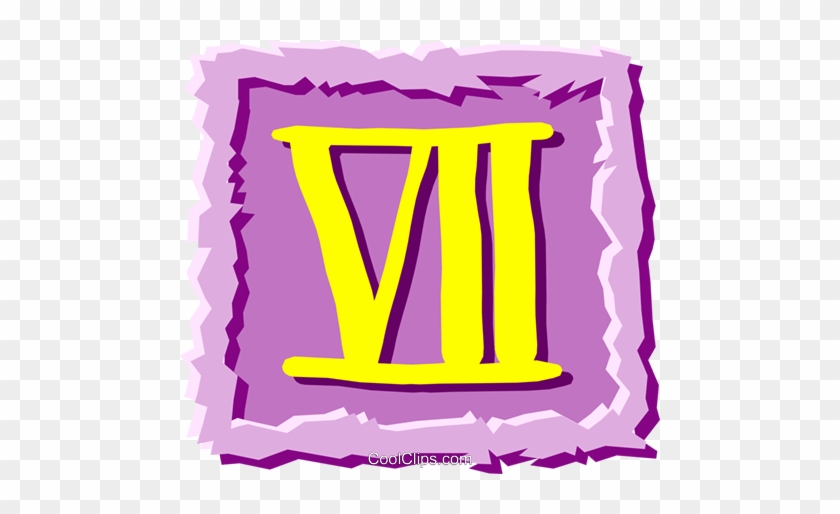 Roman Numerals Royalty Free Vector Clip Art Illustration - Roman Numerals #1358812