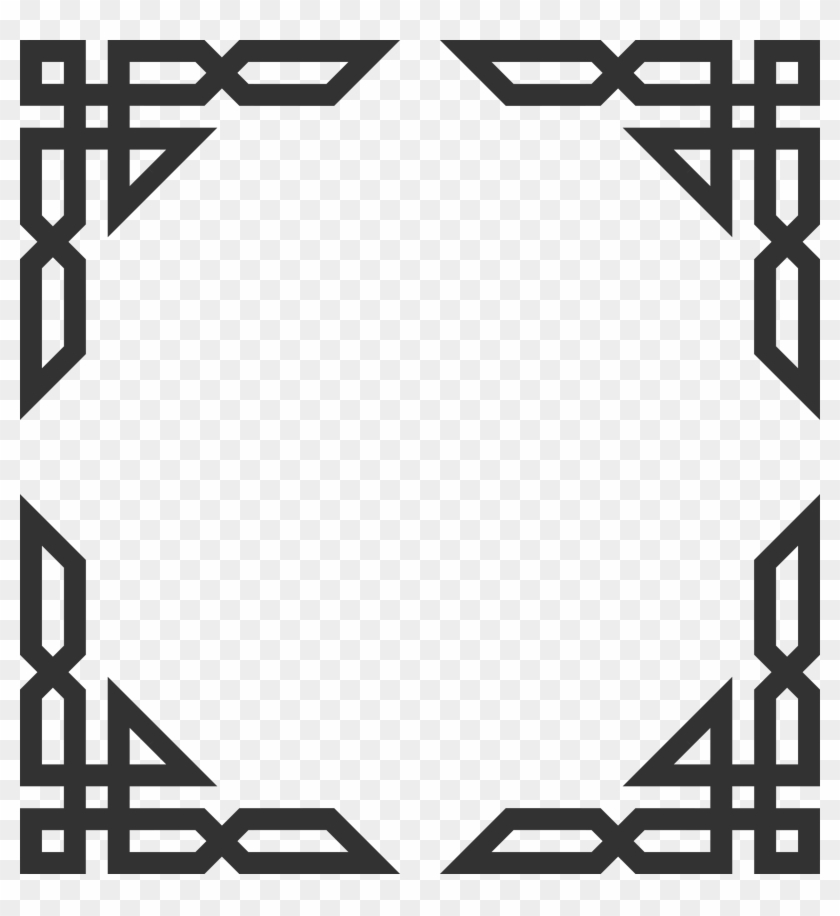 Islamic Corners Ornamentsart Icons - Ornamen Islami #1358915