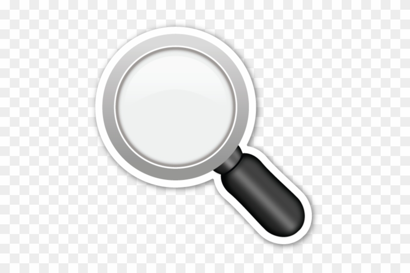 Left Pointing Magnifying Glass - Magnifying Glass Sticker #1358950