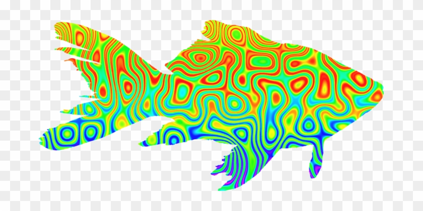 Psychedelia Drawing Computer Icons Fish Art - Psychedelic Drug Clipart #1359064