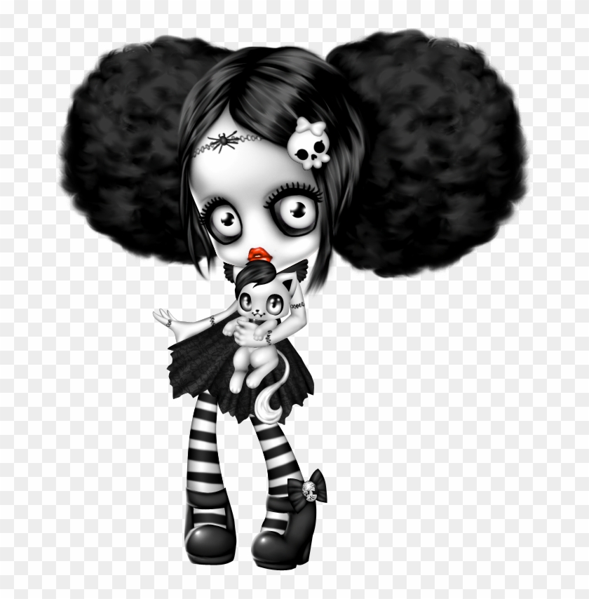 Mishka, Clipart Design, Gothic, Clip Art, Goth Subculture, - Doll #1359076