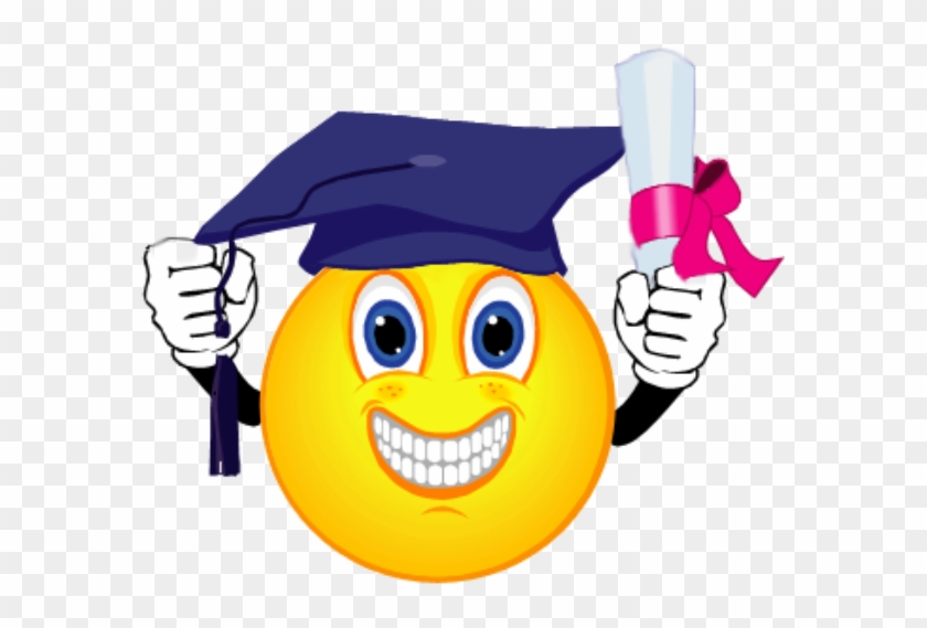 240 × 240 Pixels - Graduation Smiley Face Clip Art #1359103