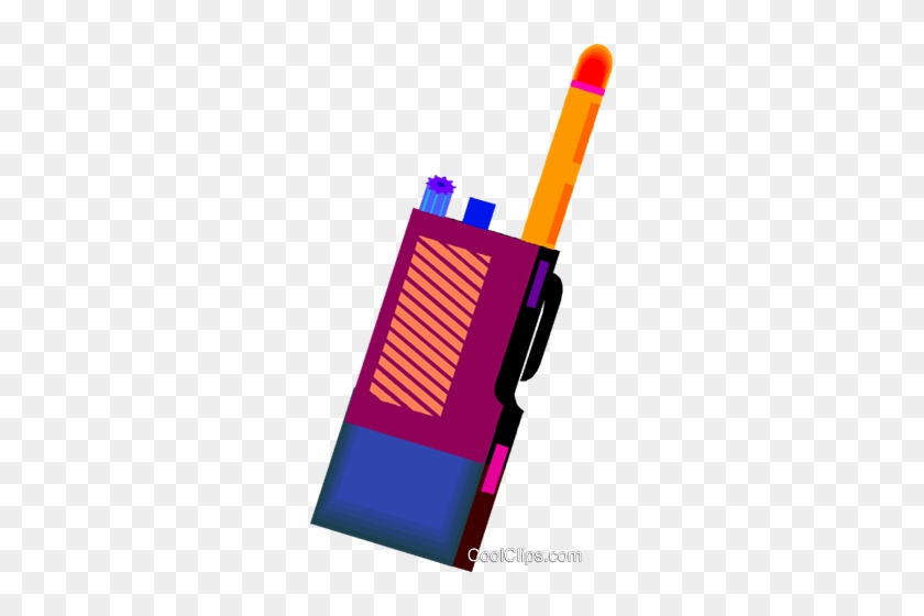 Walkie-talkie Talky Royalty Free Vector Clip Art Illustration - Walkie-talkie Talky Royalty Free Vector Clip Art Illustration #1359127