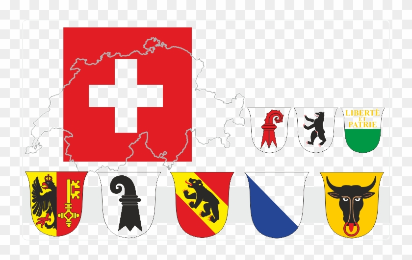 Heraldry Of Switzerland - Bern Coat Of Arms Rectangle Sticker #1359200