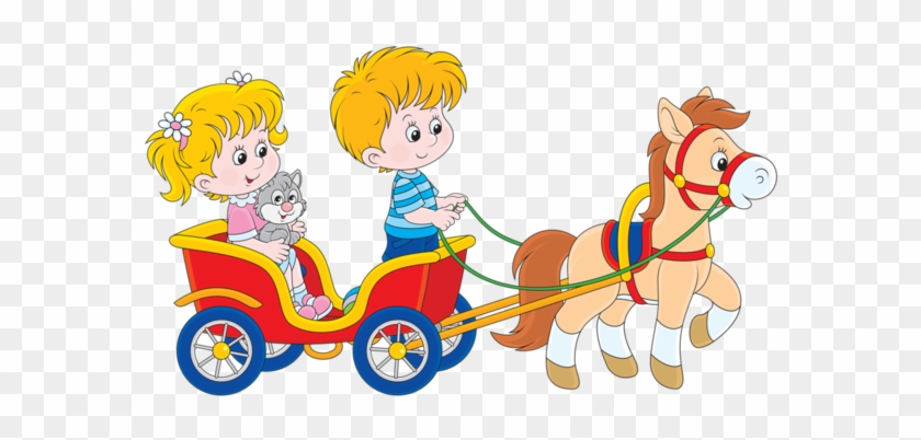 Personnages, Illustration, Individu, Personne, Gens - Horse Help To Pull The Cart Clip Art #1359287