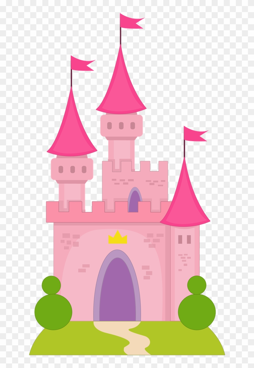 Pink Clipart Carousel - Castillo De Princesas Dibujo #1359401