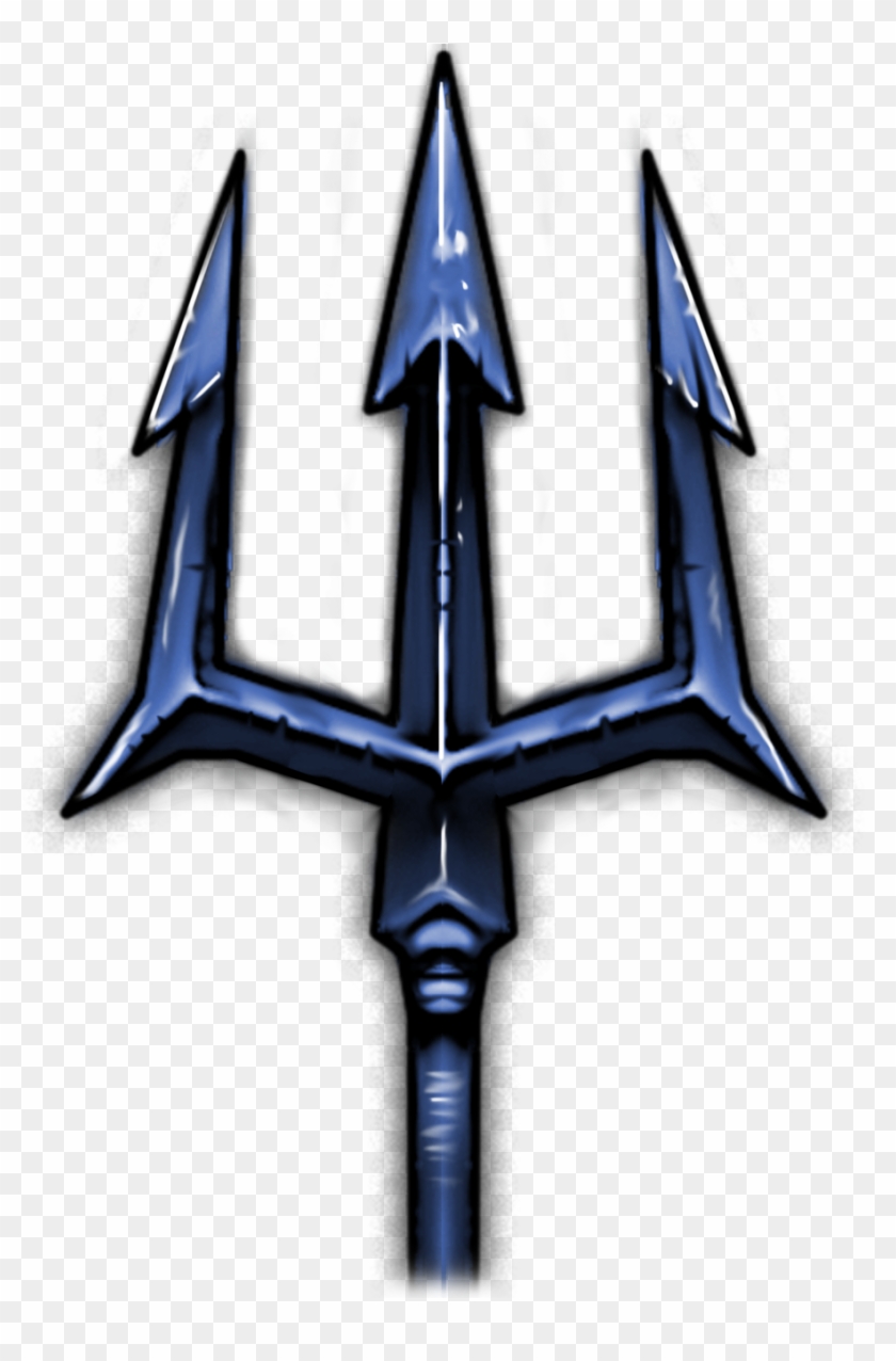 The Represents Poseidon Because It Is Blue - Poseidon Trident #1359475