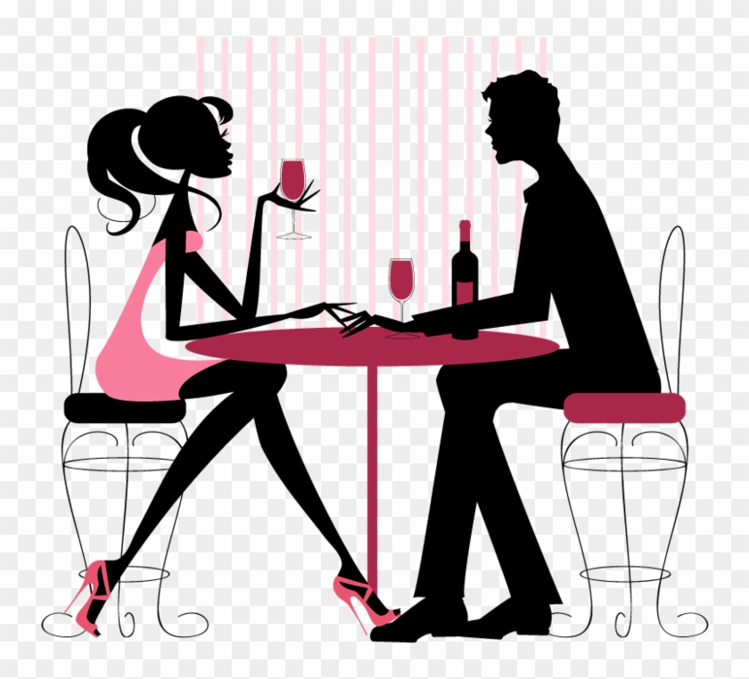 Date Clipart Silhouette - Date Night Clipart #1359483