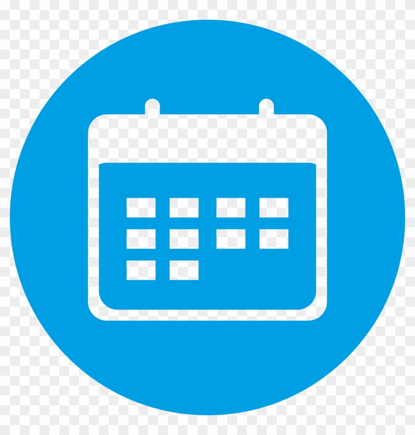 Calendar Icon Png Orange #1359540