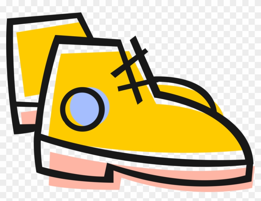 Vector Illustration Of Hiking Boots Footwear Designed - Vector Illustration Of Hiking Boots Footwear Designed #1359761