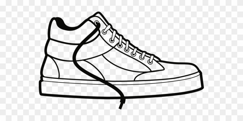Sports Shoes Shoe Shop Footwear High-heeled Shoe - Sketsa Sepasang Sepatu Sekolah #1359779