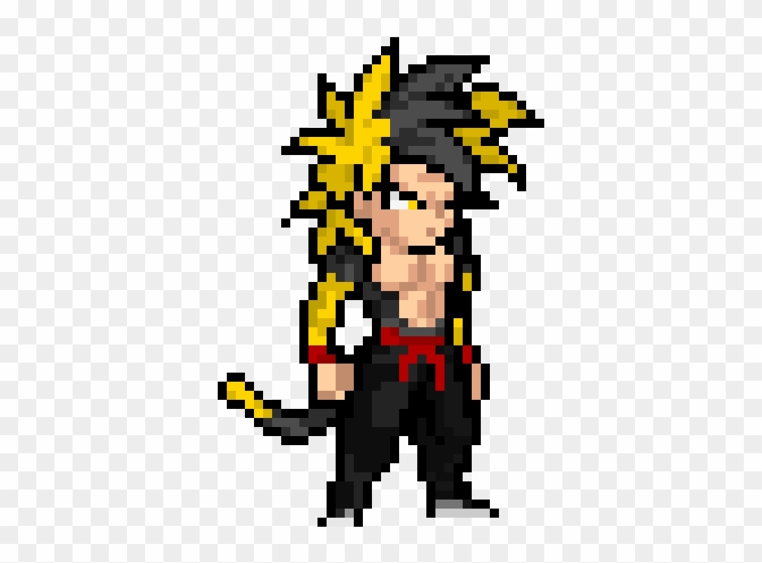 Ssj4 Lil Yung Pharaoh - Ssj4 Pixel Art #1360042