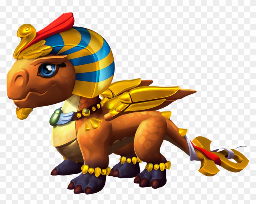 Pharaoh Dragon Baby - Dragon Mania Legends Pharaoh Dragon #1360052