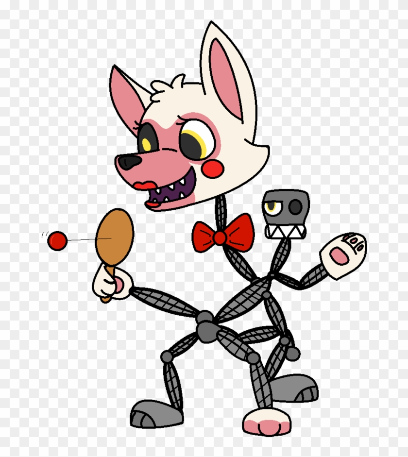 Png Free Download Ballora Drawing Mangle - Fnaf World Mangle Fanart #1360132