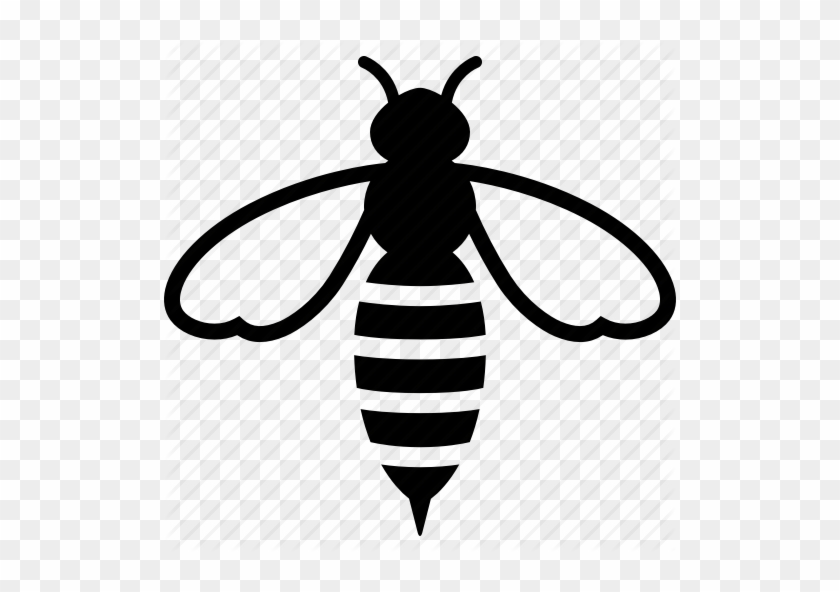 Avispa Para Colorear Clipart Bee Clip Art - Bee Clipart Black And White #1360220