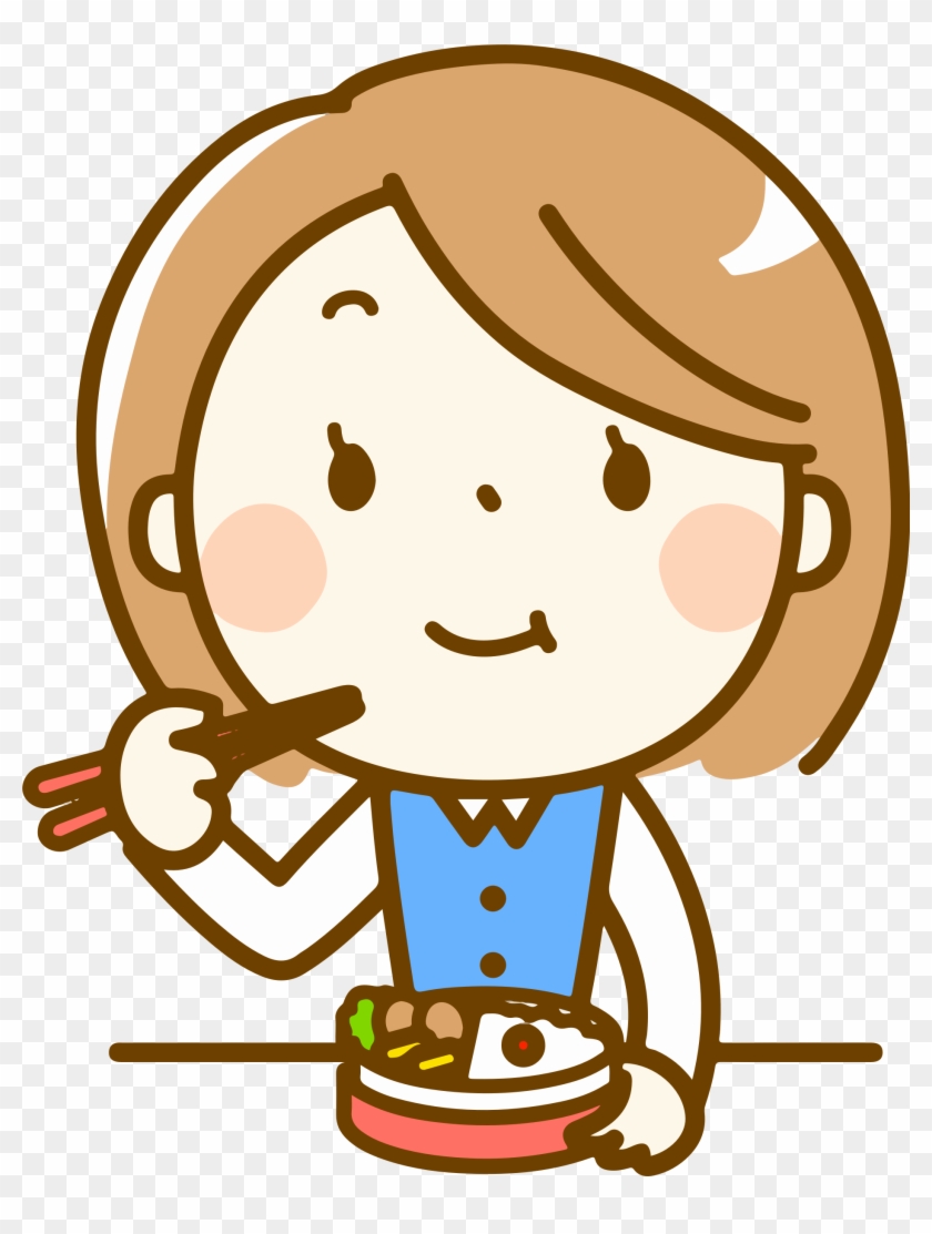Eating Clipart Girl Eating - Clip Art #1360246