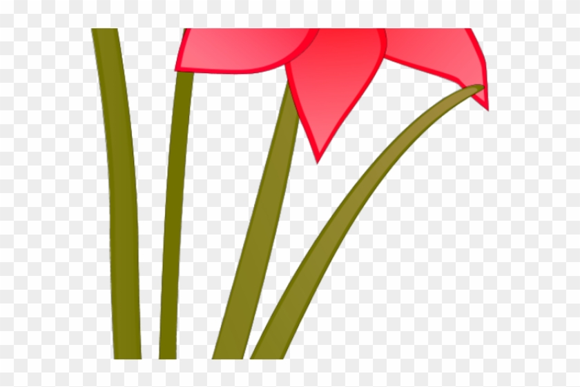Daffodils Clipart Simple - Flores Con Tallo Animadas #1360281