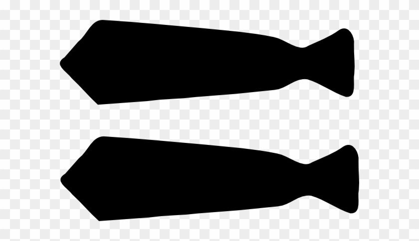 Long Black Tie Clip Art #1360303