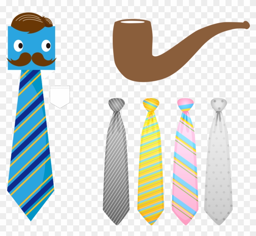 Illustration Tie Transprent Png - 卡通 領帶 #1360314