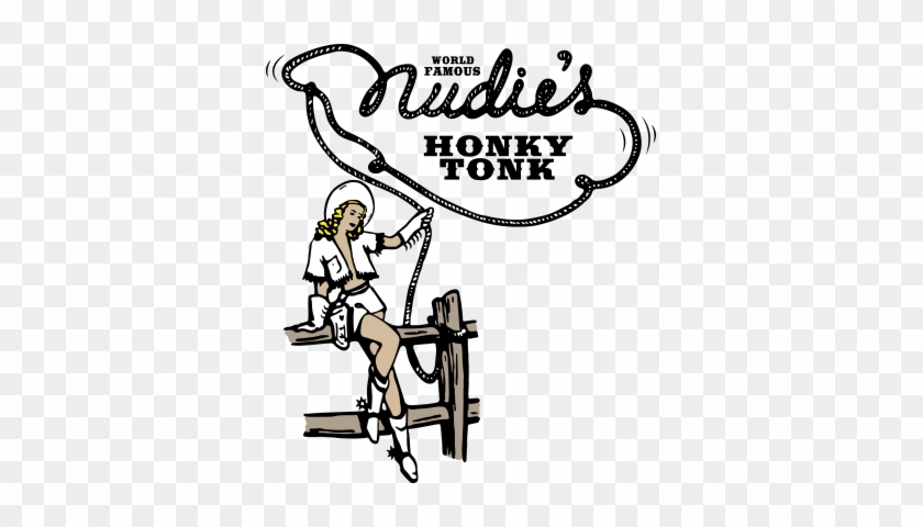 Tennessee Drawing Artifact Svg Download - Nudie Honky Tonk Logo #1360363