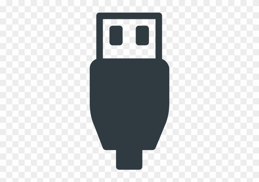 Usb Cable Plug Micro, Usb, Usb Compatible Icon - Usb Cable Icon Png #1360463