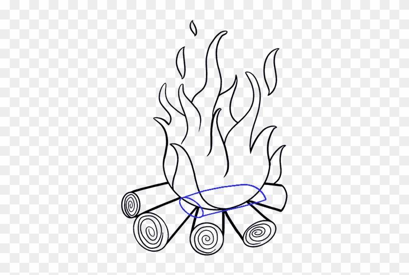 Blunt Drawing At Getdrawings Com Free For - Drawing Of A Fire #1360538