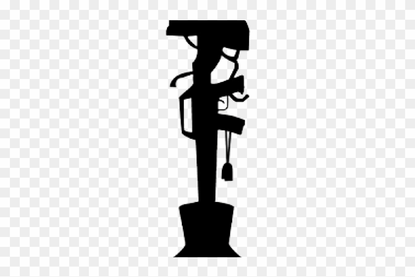 Clipart Of The Symbol Of The Fallen Soldier #1360555