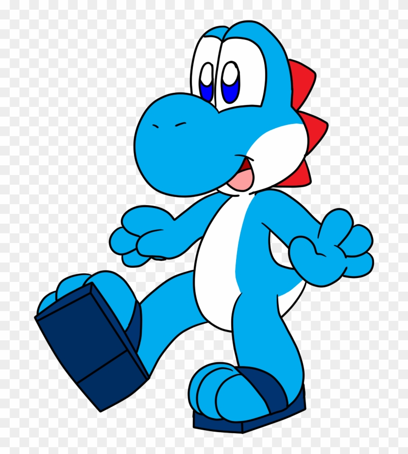 Foot Clipart Sandal - Yoshi With Sandals #1360590