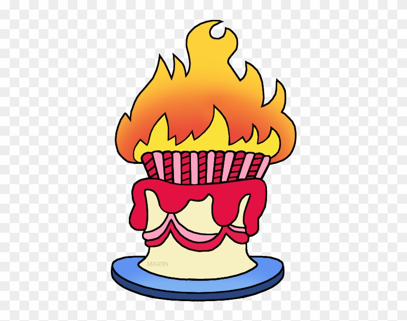 Birthday Cake In Flames - Birthday #1360764