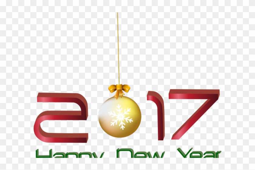 New Year Clipart Logo - New Year 2017 .png #1360950