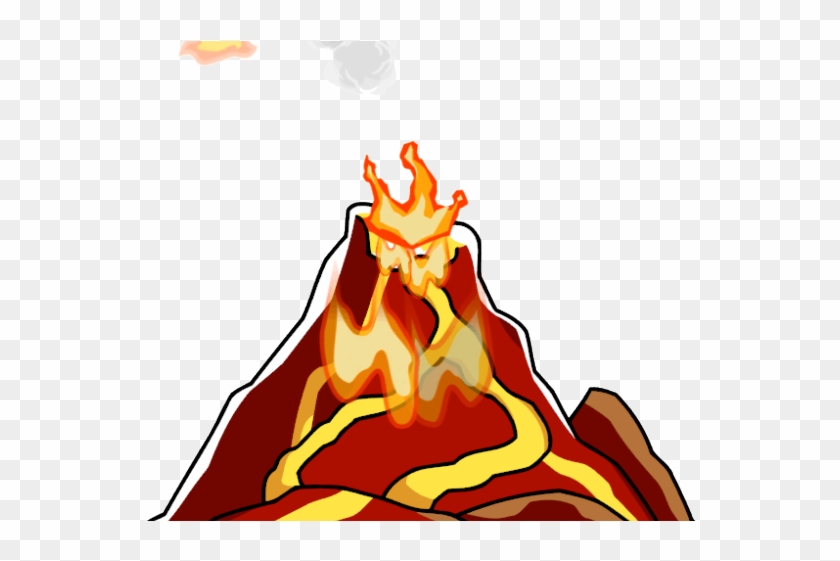 Volcano Clipart Underwater Volcano - Volcano Lava Transparent Background #1360970