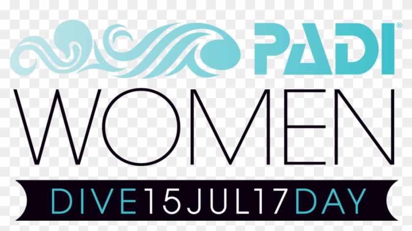 Download Padi Women's Dive Day 2018 Logo Clipart Woman - Women's Dive Day 2018 #1360971