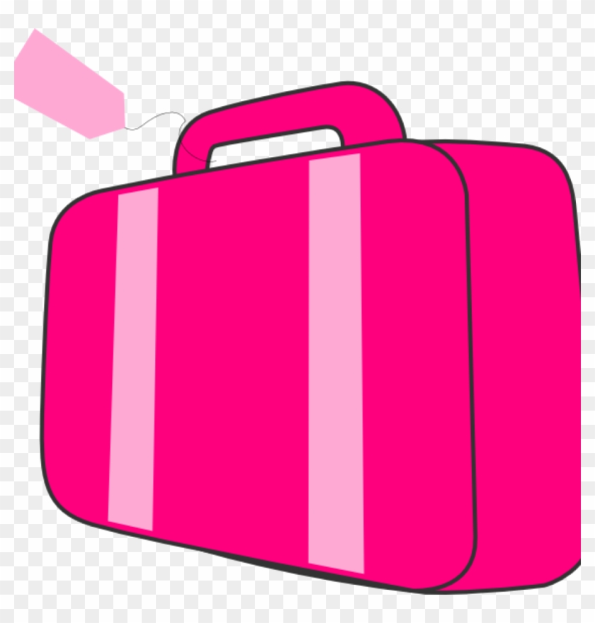 Suit Case Clip Art Pink Suitcase Clip Art At Clker - Clip Art #1361056