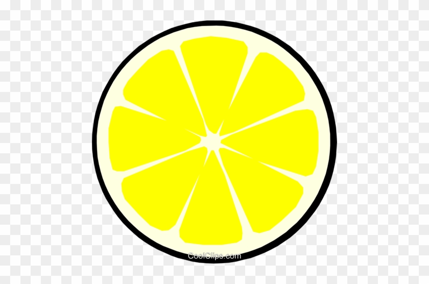 Lemon Slice Royalty Free Vector Clip Art Illustration - Fukuoka #1361070