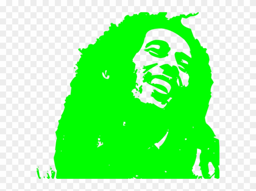 Green Bob Clip Art - Bob Marley Clip Art #1361084