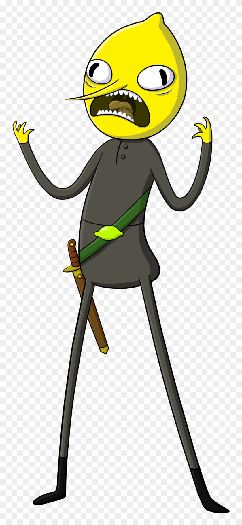 Limon Vector Character - Adventure Time Lemongrab Png #1361096